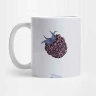 Strawberry Pattern with raspberries and blackberries Mug